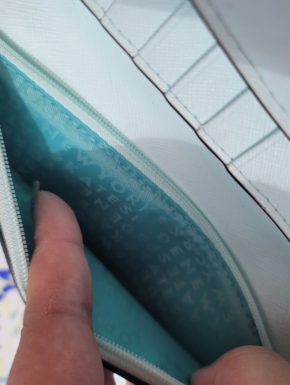 Kate Spade Light Aqua Blue Leather Laurel Way Winni Crossbody Bag - Picture 14 of 14